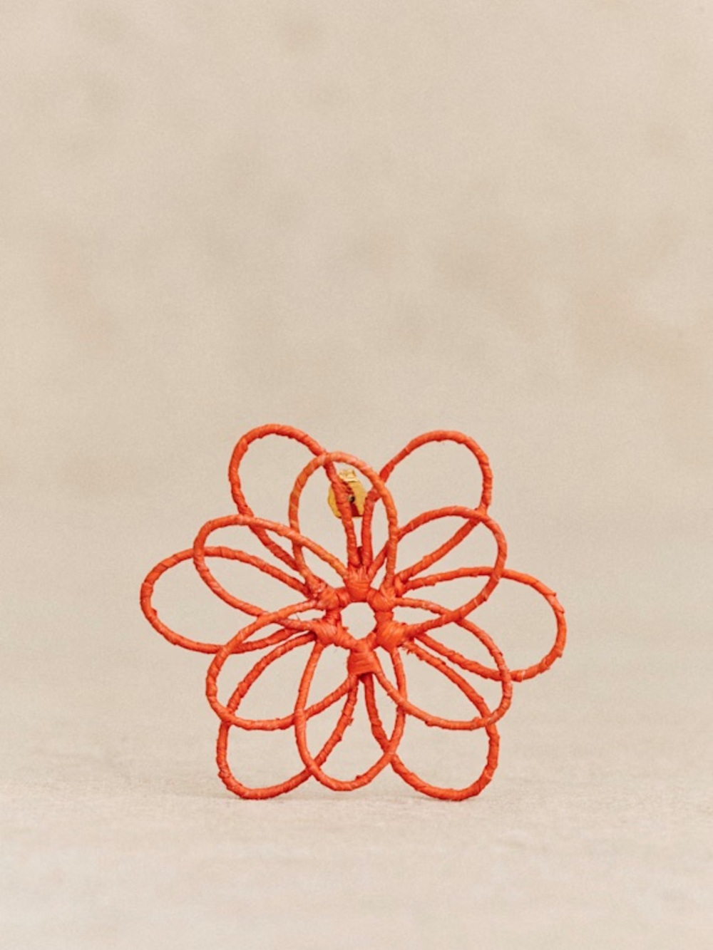 Sezane Cassandre Earrings Coral - Size TU - Picture 7 of 7